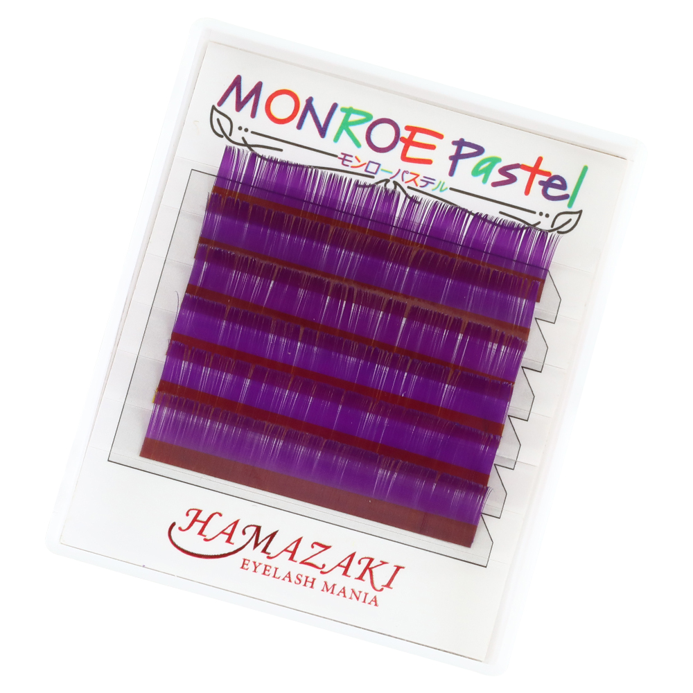 モンローパステル Cカール 紫　6列